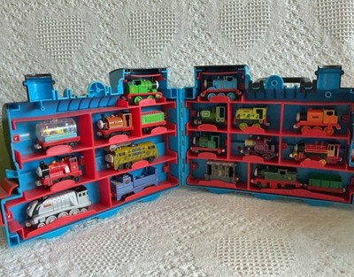 Thomas The Train Tank Engine  Carrying Case  Storage PLUS 18 Cars! Great Gift