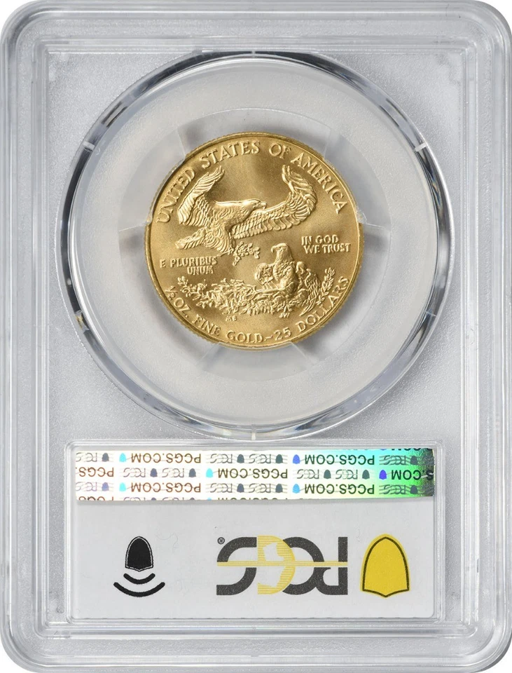 1986 $25 American Gold Eagle MS70 PCGS - Image 2 of 2