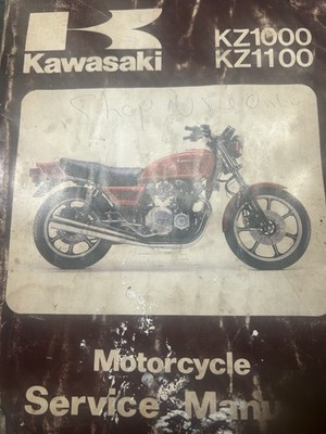 Kawasaki KZ1000 KZ1100 Service Repair Manual 1981