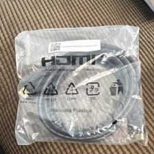 Black HDMI Cable HDMI to HDMI 1:1 Connection Universal Compatibility