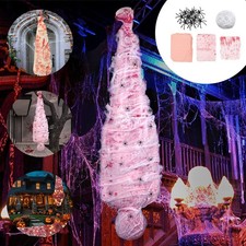 Halloween Decorations Props Corpse Decoration W/Spider Web Outdoor Hanging Haunt