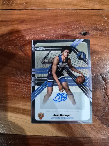2025 Topps Chrome Joan Beringer Next Stop Signatures (RAW)