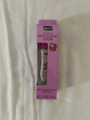 B-Pure Glow Up Revitalizing Serum Pomegranate Peptides, 1oz