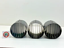 Traffic Signal Stop Light 8" Diameter Round 7-Vane Louver Set of 3