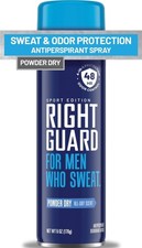 Sport Powder Dry Scent Antiperspirant Deodorant Spray - 4-in-1 Protection S...