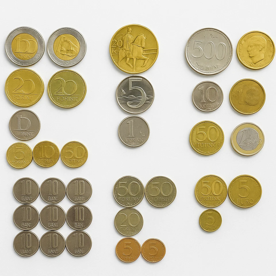 World Coin Lot 37pcs 300g Mixed Countries Real Foreign Coins Currency Collection - Image 2 of 4