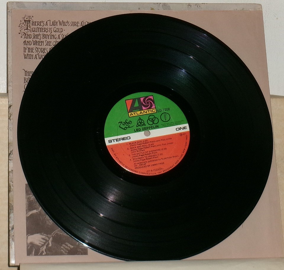 Led Zeppelin Iv Discogs Led Zeppelin IV - Untitled - 1971 Vinyl LP Record Album - SD 7208 | eBay