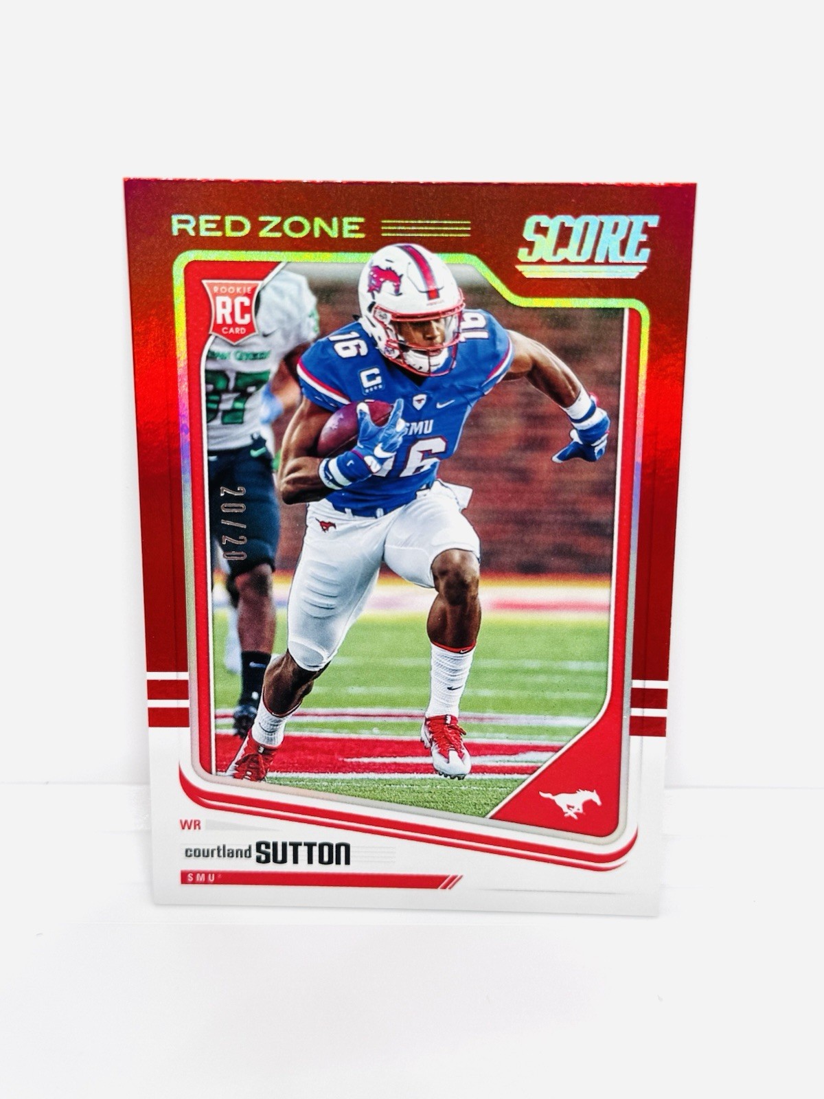 2018 Panini Score COURTLAND SUTTON Rookie Red Zone 20/20 Denver Broncos RC #382