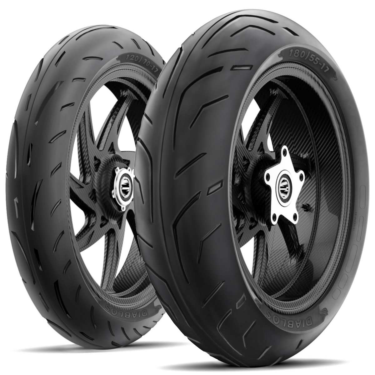 DIABLO ロッコル２ Ⅱ120/70/17,190/55/17 DIABLO ROSSO™ II Front 120/70 ZR 17 M/C (58W) TL (K) | Pirelli