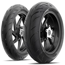 180/55-17 + 120/70-17 DIABLOS Motorcycle Tire SET - NEW (2 TIRES) DOT 2025