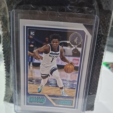 ANTHONY EDWARDS RC ROOKIE CARD THREADS #87 PANINI NBA CHRONICLES 2020/21. rookie card picture