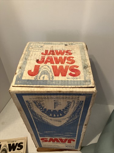 The Game of Jaws Vintage 1975 Ideal Game w/ Original Box 7 Pieces Hook -READ - Picture 24 of 24