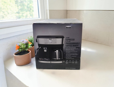 Bella Pro Series Combo 19 Bar Espresso & 10 Cup Drip Coffee Maker OPEN BOX