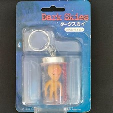 Dark Sky Alien Formalin Keychain Gray Space Creature SF Retro Vintage Edition