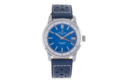 Breitling Top Time Stahl Automatik Herrenuhr Ref. AB3113A71C1X1 Box & Papiere