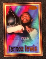Lennox Lewis 1996 Ringside Boxing Promotional Promo Sample Trading Card