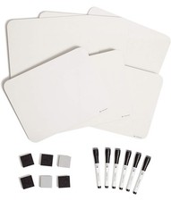U Brands Single-Sided Dry-Erase Lap Board Value Pack, 9 X 12 Inches
