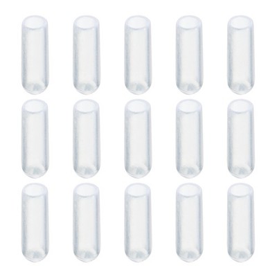 Screw Thread Protector Cover Rubber End Caps for Screw 5/32''(4mm) ID/Clear/20pcs