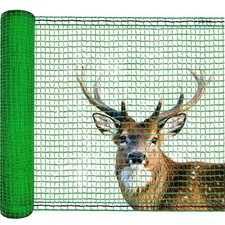 Junkogo Deer Fence Netting, 5x100 Ft Plastic Mesh Netting for Garden Protection, 0.66 per foot