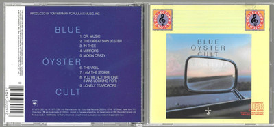 Blue Oyster Cult - Mirrors - Scarce 1990s USA 9 track CD
