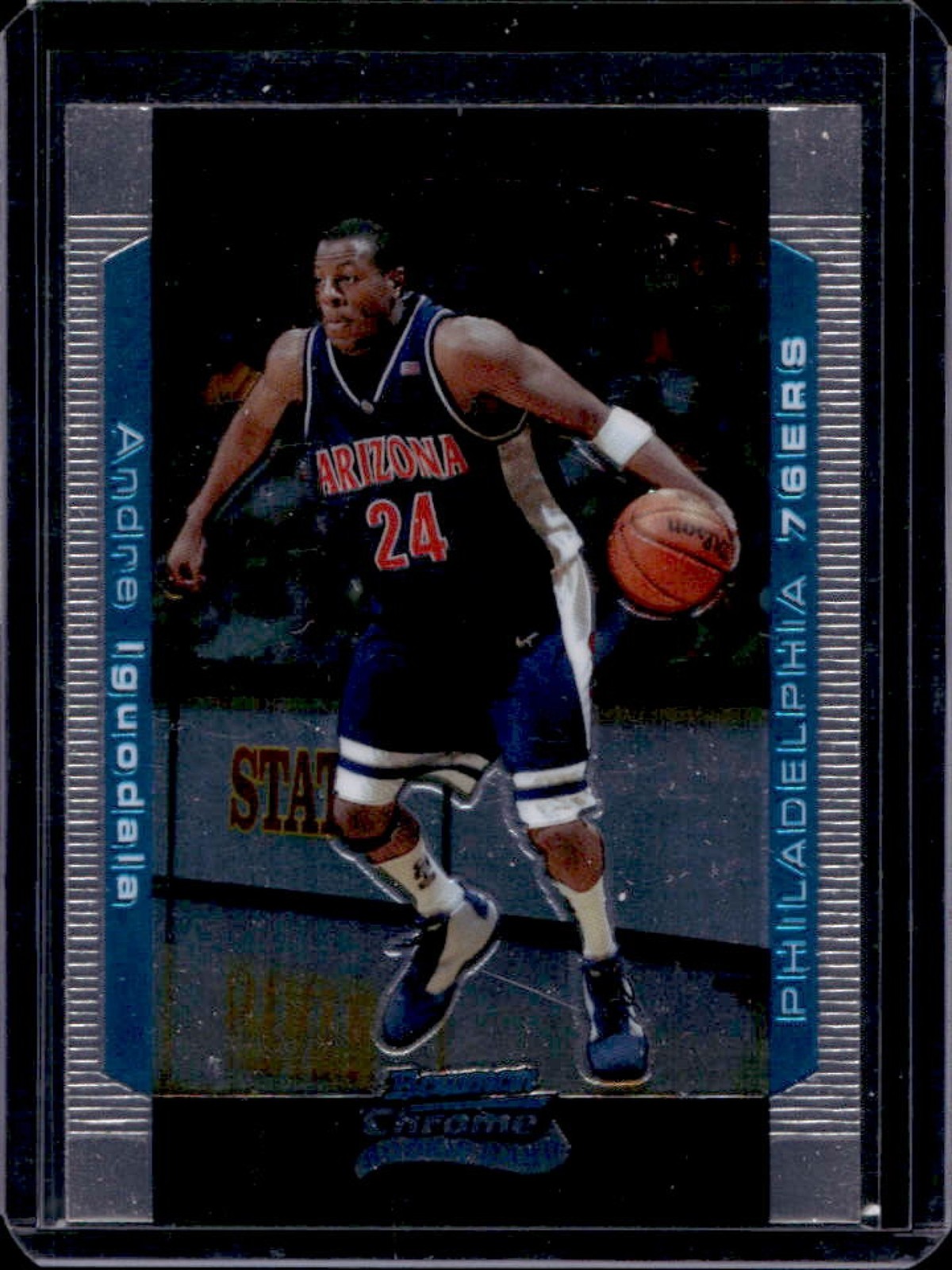2004-05 Bowman Andre Iguodala Chrome Rookie RC #146 76ers