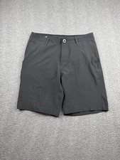 Volcom Men's Chino Shorts Size 29 Black Stretch Golf Athletic 9"