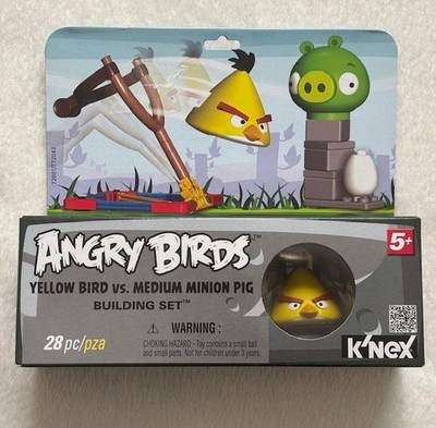 Angry Birds K NEX Yellow Bird vs Minion Pig Neu - Bauset 28-teilig
