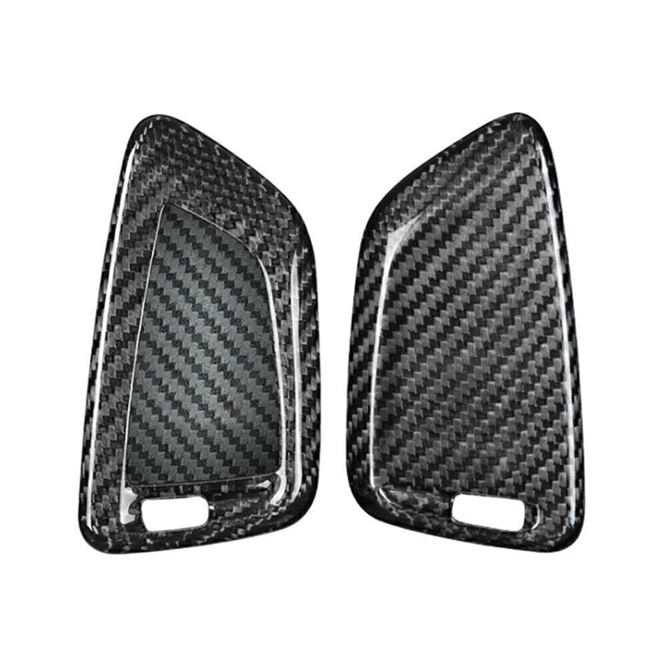 For BMW X1 X5 X6 F48 F15 F16 X-Series Carbon Fiber Remote Key Shell Cover Set - Image 3 of 4