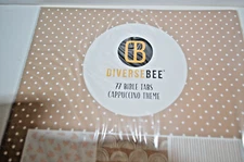 Diversebee  77 Bible Tabs - Cappuccino Theme NEW