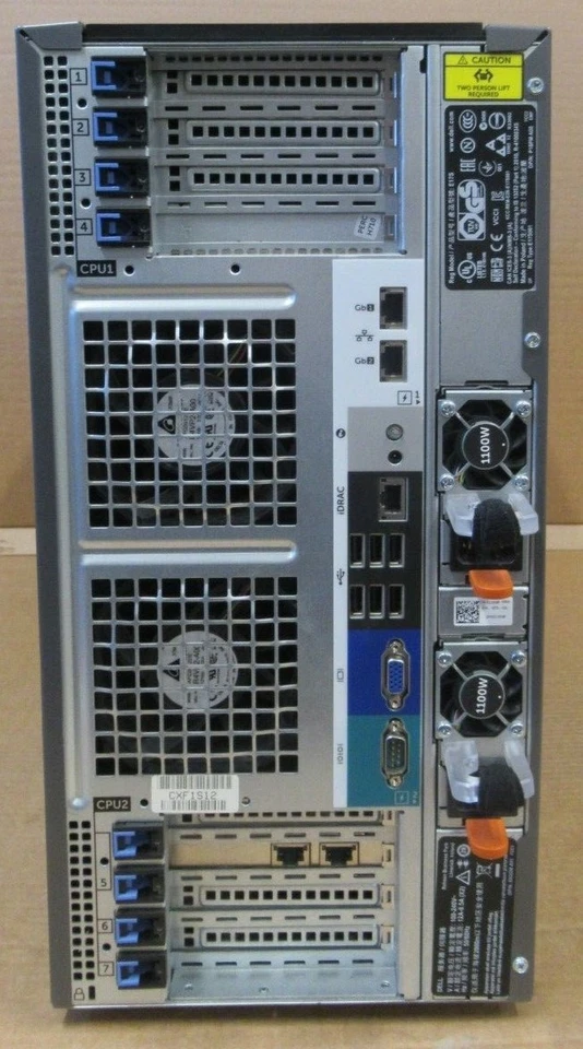 Dell PowerEdge T620 2x 8-Core E5-2650v2 2.60GHz 1.2TB 128GB H710 Tower Server - Image 4 of 4