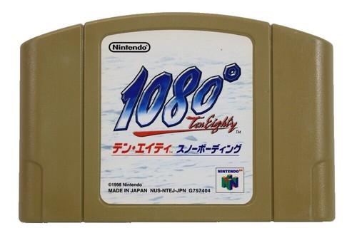 Jeu Nintendo 64 - 1080° TenEighty Snowboarding - Version PAL Avec Boîte Et Notice (bon état)