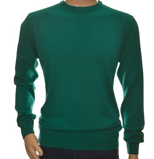 Herren Kaschmir Und Merinowolle Kaschmir-Pullover 2XL Xxl GrüN 144-image