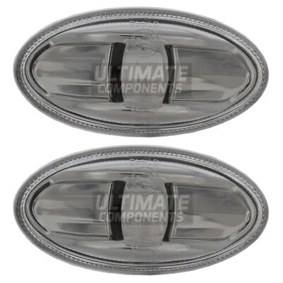 Side Wing Indicator Repeaters Citroen Berlingo 2008-2019 Crystal Clear Lens Pair