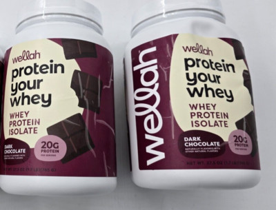 2 Wellah Your Whey (30 Servings,  Chocolate) - Whey Protein Isolate Protein