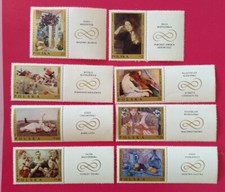 Fi 1794-1801**. Mi 1941- 1948** Polish paintings. Poland, 1969