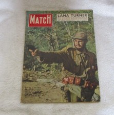 PARIS MATCH N°471 APRIL 1958 FIDEL CASTRO LE MAQUISARD - LANA TURNER SON RECIT