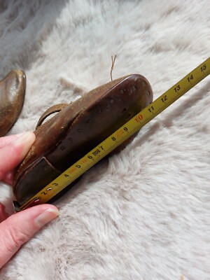 Anciennes Chaussures Cuir Pour Poupée - JUMEAU STEINER BRU SFBJ - Taille 11/12 Cm - France