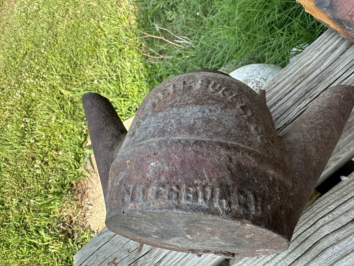 Cast Iron Yellow Dog Lantern Oil Well Supply Co | eBay