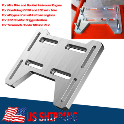 For Doodlebug DB30 /100 Mini Bike /Go Kart Universal Engine Mount - Aluminum USA