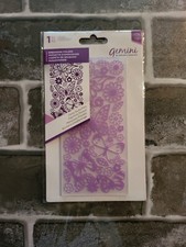 Crafter's Companion Gemini Embossing Folder "FLORAL BUTTERFLIES" - 1PC