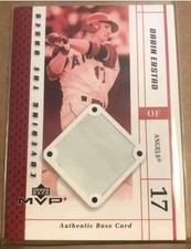 2003 Upper Deck 40 Man #2 Darin Erstad Actual Used Base Card