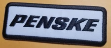 PENSKE Embroidered Patch approx 1.5x4"
