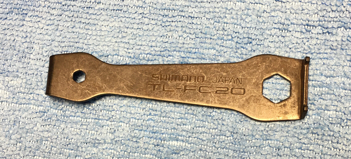 SHIMANO CHAINRING BOLT SPANNER DUST CAP REMOVAL TOOL TL-FC20 CRANKSET USED JAPAN