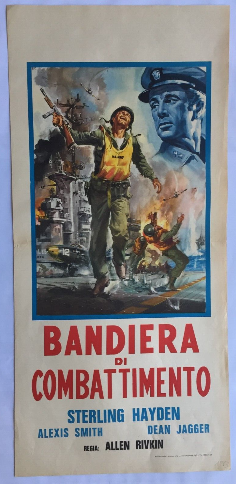 Locandina di Bandiera di combattimento (1955)