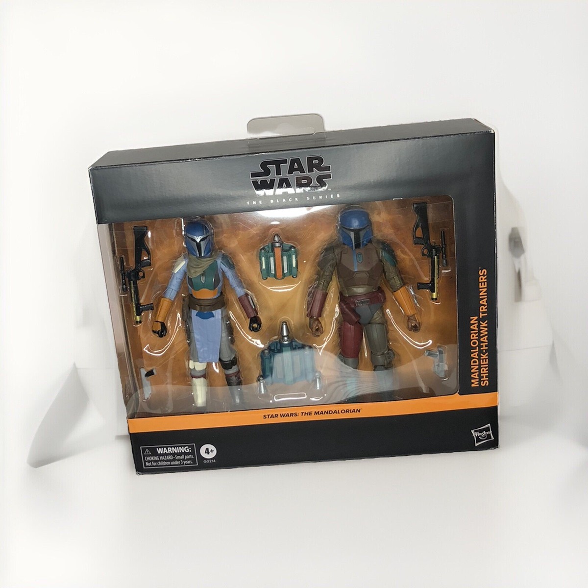 Figuras De Acción Star Wars Black Series: Mandalorian Shriek-Hawk Trainers - Incluye Accesorios