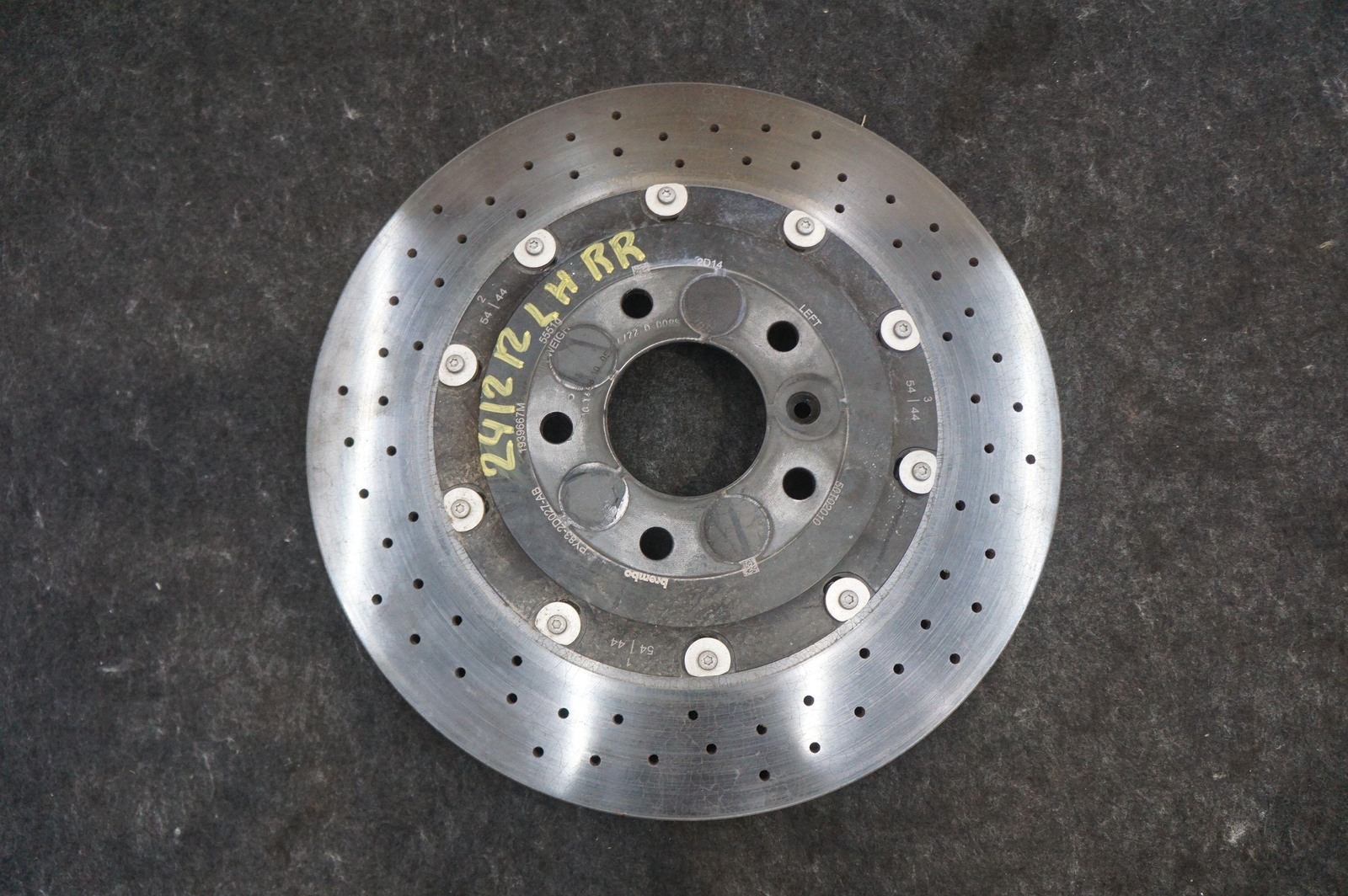 Rear Left Brake Disc Rotor Carbon Ceramic PY83-2D027-AB Aston Martin Dbx 707 23