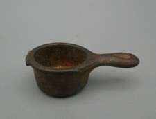 Vintage Miniature Doll House Size Cast Iron Cooking Pot with Handle