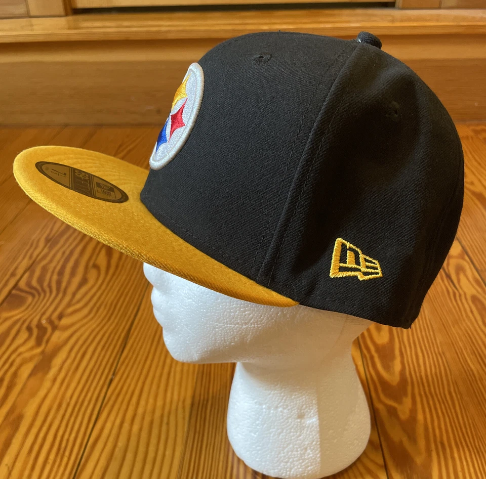 Кепка New Era 59Fifty команда НФЛ Pittsburgh Steelers детская молодежная для мальчиков облегающая кепка 5950 - Изображение 4 из 4