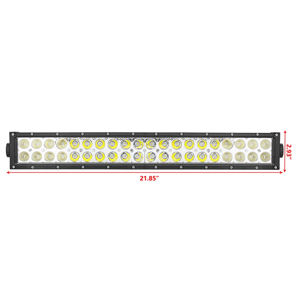 Bumper LED Light Bar Kit For 2005-2006 2007 Ford F250 F350 Super Duty+Mount+Wire - Imagem 4 de 4