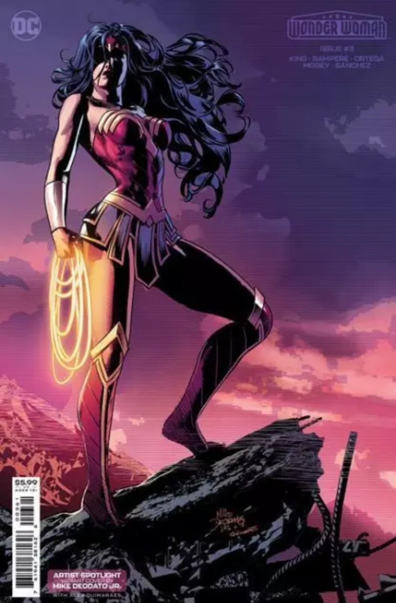 WONDER WOMAN #3 CVR D MIKE DEODATO JR ARTIST SPOTLIGHT CARD STOCK